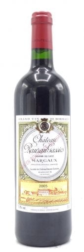 2005 Chateau Rauzan-Gassies Margaux 750ml