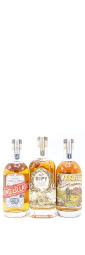The Whiskey Baron Series Batch 1 Bourbon Set Bond & Lillard, Old Ripy, W.B. Saffell 375ml