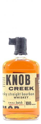 Knob Creek Bourbon Whiskey 9 Year Old, Small Batch, 100 Proof 750ml