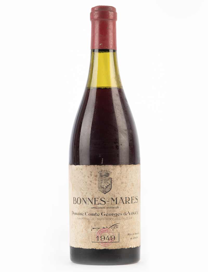Lot 295: 1 bottle 1949 Comte de Vogue Bonnes Mares